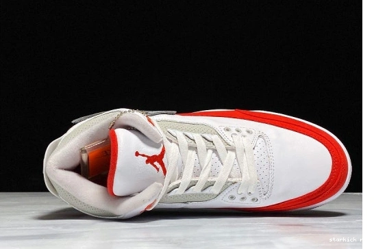 JORDAN WHITE CJ0939-100 RETRO RED TINKER 3 CJ0939-100 UNIVERSITY AIR 0813